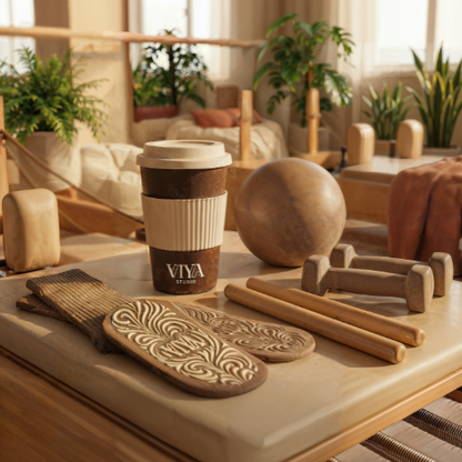 Coffee Ritual Set (Cappuccino) - Chaussettes Grip Pilates & Accessoires