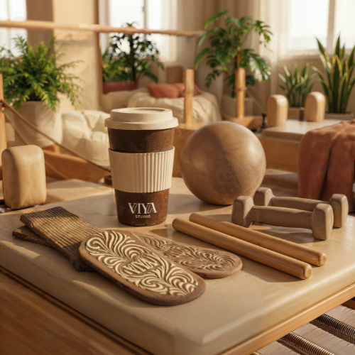 Coffee Ritual Set (Cappuccino) - Chaussettes Grip Pilates & Accessoires